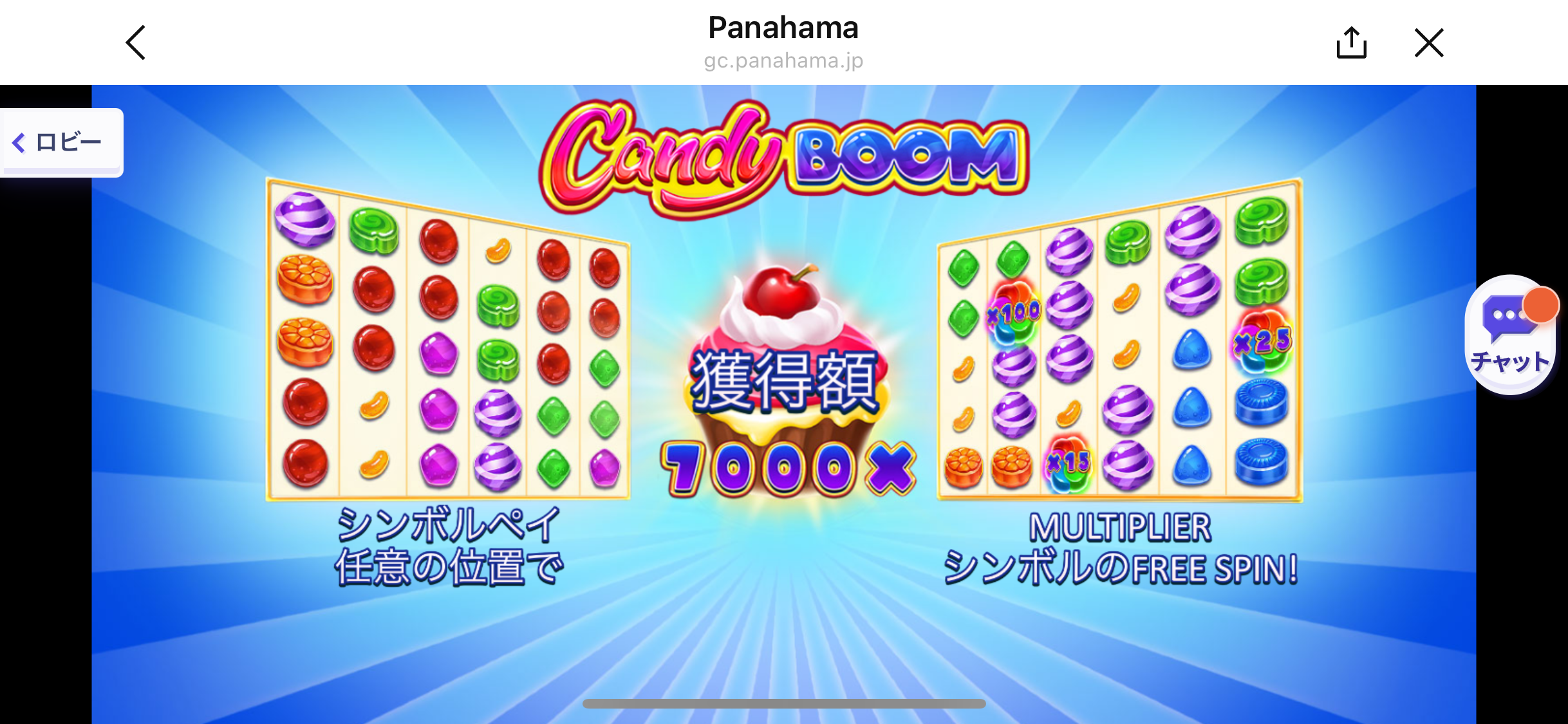 Panahama candy boom